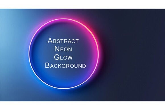Elevate Your Visual Identity with Abstract Neon Glow Backgrounds