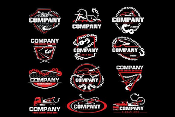 Establishing Authority with a Towing Truck Company Logo Bundle