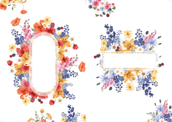 Floral Planner Cover: Aesthetic Design for Digital and Print