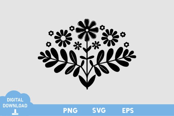 Flower, Floral Black White Design: Elevating Brand Identity with Minimalist Elegance