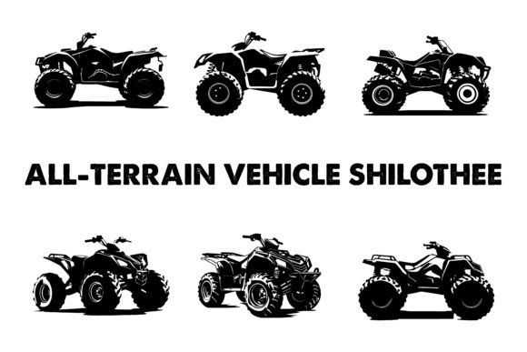 Four-wheeler 🏎️, Quad Bike 🏍️ Vector