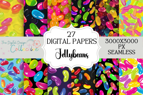 Jellybeans Seamless Patterns Bundle