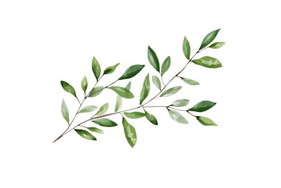 Leaves Branch Clipart: A Versatile Asset for Creative Design