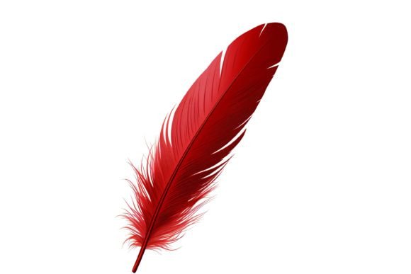Red Feather Clipart: Elevating Your Designs with Precision and Style
