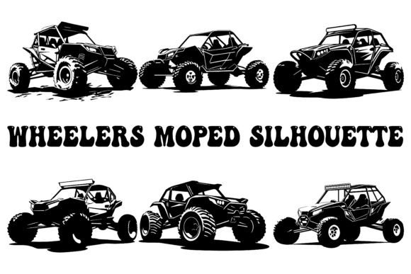 Silhouette Off-Road Buggy and Dune Buggy Vector Assets