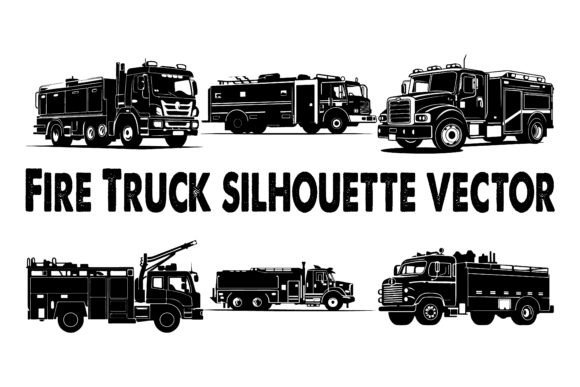 The Ultimate Guide to Using Fire Truck Silhouette Vectors in Design and Branding